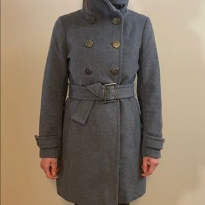 T. Babaton (Aritzia) Wool and Cashmere Peacoat